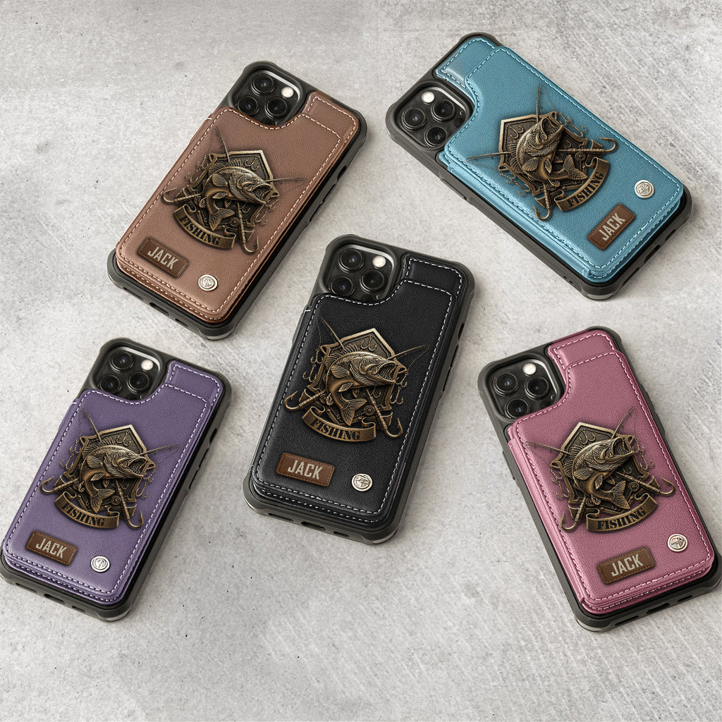 Fishing For Life - Personalized Fishing Wallet Phone Case