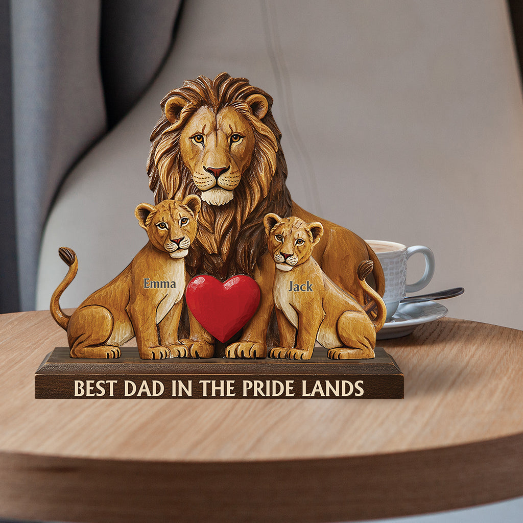 Bester Papa aller Zeiten – Personalisiertes Holzpuzzle in Vaterform