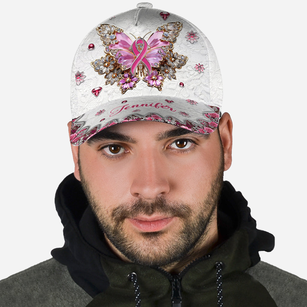 Glaube, Hoffnung, Liebe – Personalisierte klassische Kappe zur Sensibilisierung für Brustkrebs