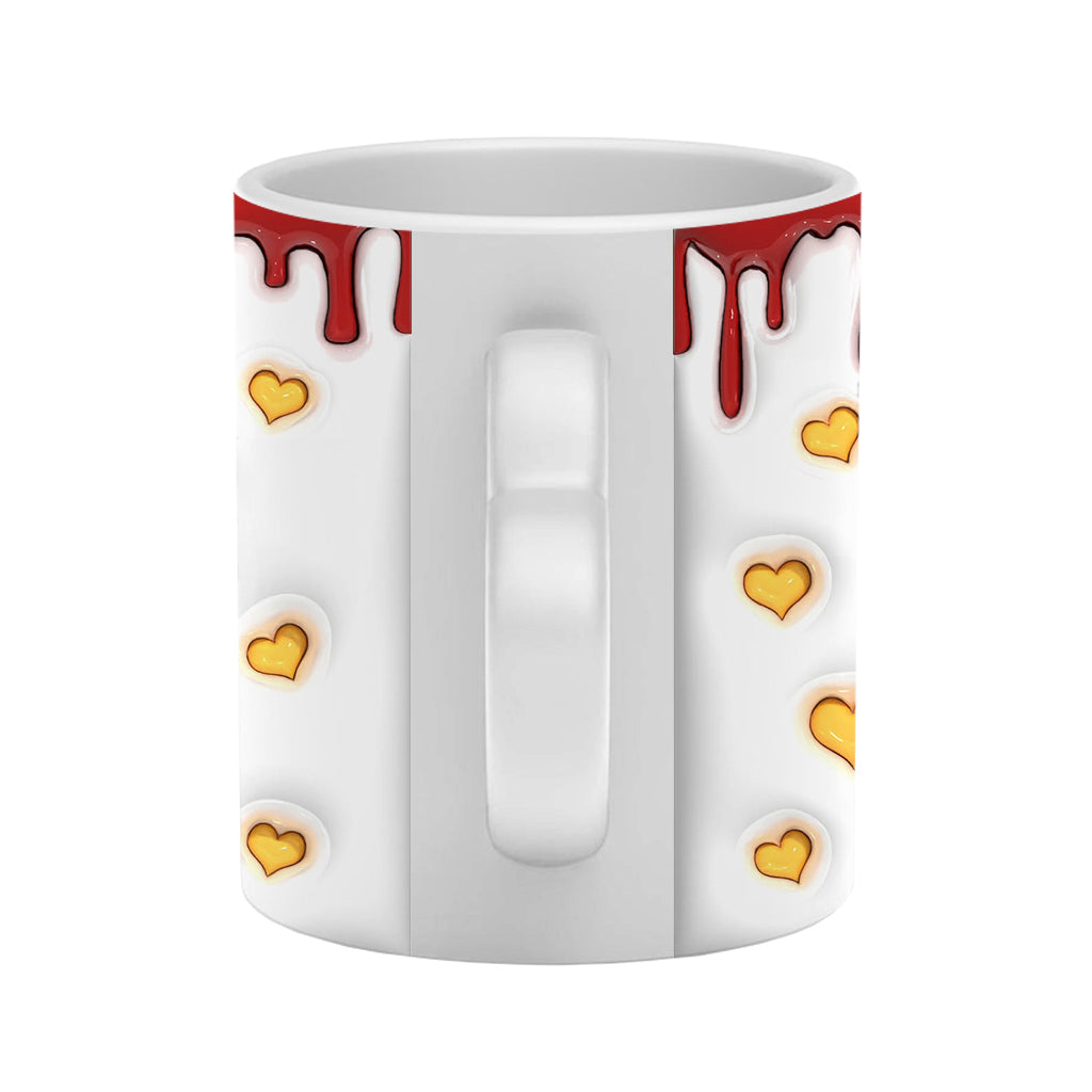 Du bist der einzige Wiener für diese Brötchen - Personalisierte Tasse mit Herzgriff für Paare