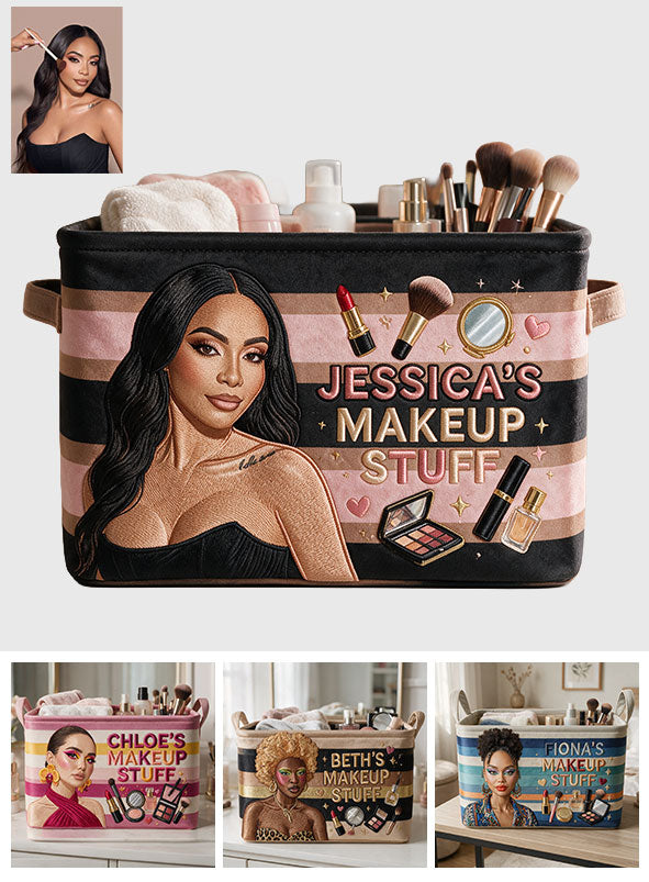 Liebe es, Makeup Artist zu sein - Personalisierter Makeup Rechteckiger Aufbewahrungskorb