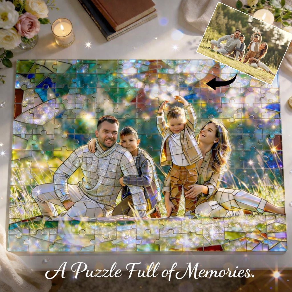 Love Family, Home Decor - Personalized Family Jigsaw Puzzle