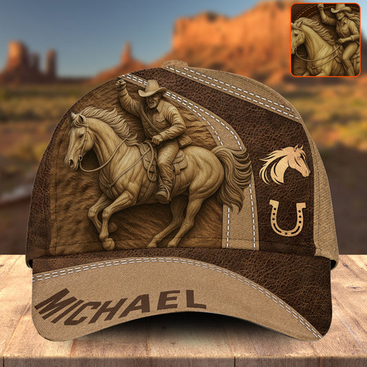 Auf geht's, Mädels! - Personalisierte Cowgirl-Klassiker-Kappe