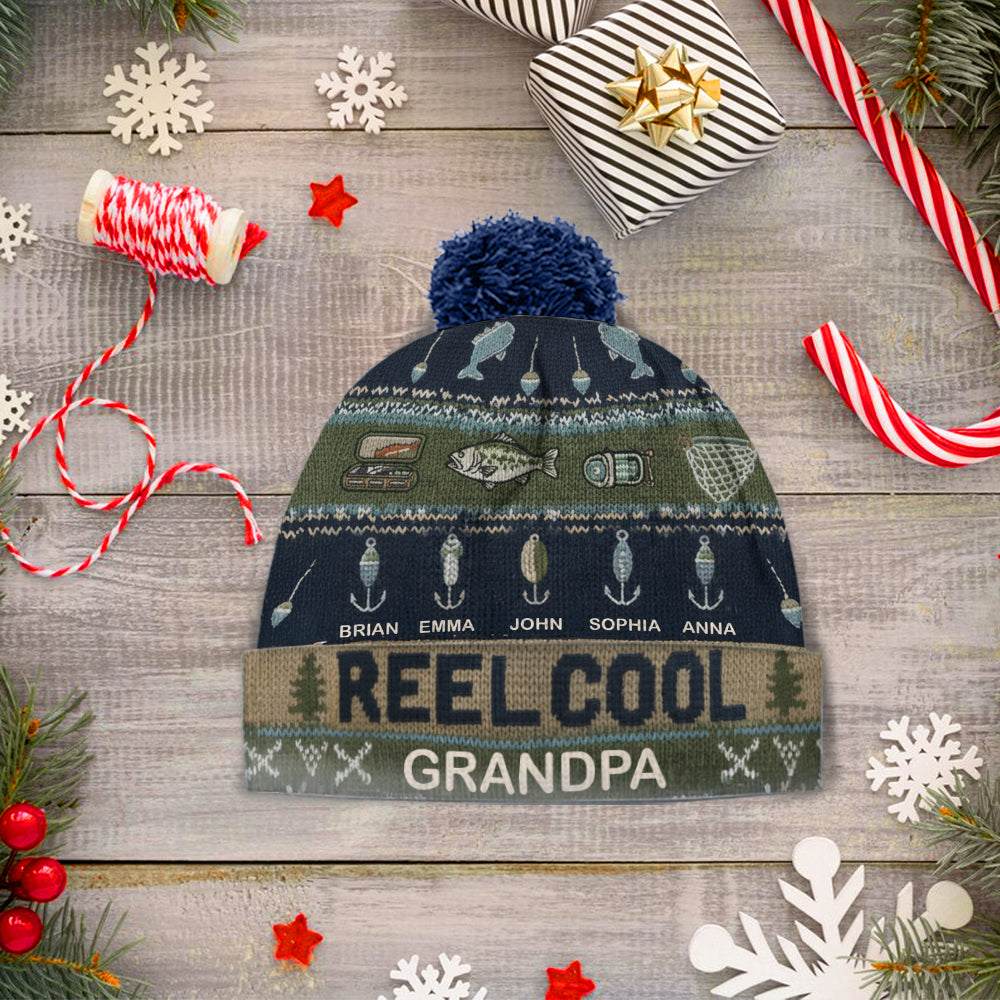 Reel Cool Grandpa - Personalisierte Anglermütze