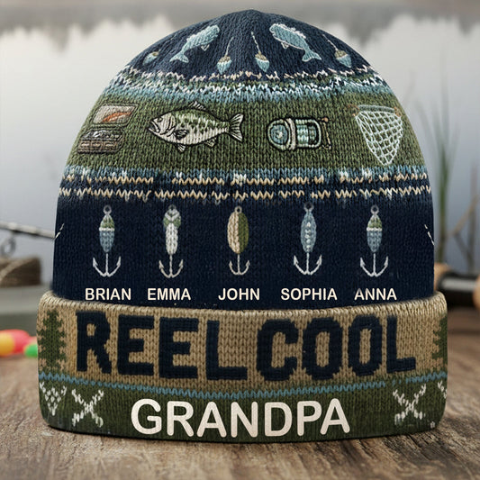 Reel Cool Grandpa - Personalisierte Anglermütze