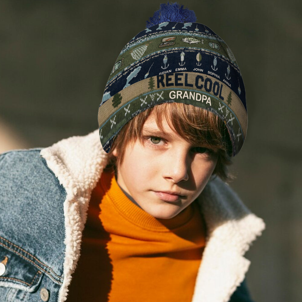 Reel Cool Grandpa - Personalisierte Anglermütze