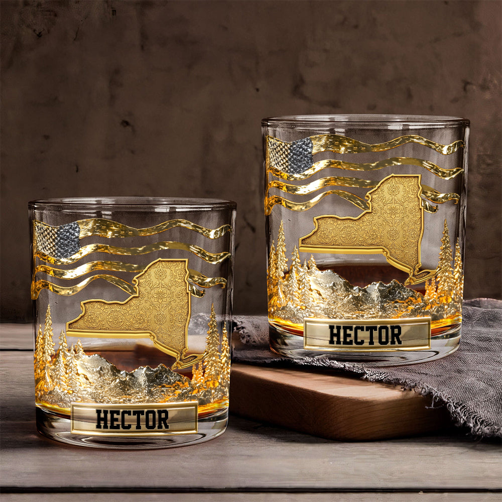 The State Pride - Personalized Luxury Whiskey Glass