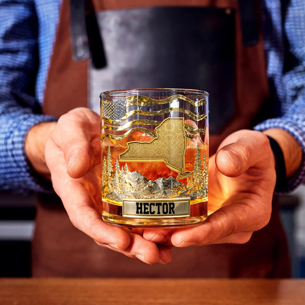 The State Pride - Personalized Luxury Whiskey Glass