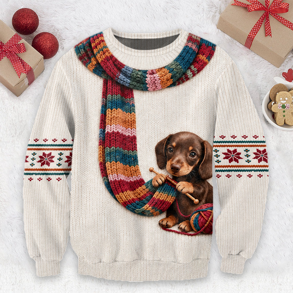 Merry Grinchmas - Personalized Dog Ugly Sweater
