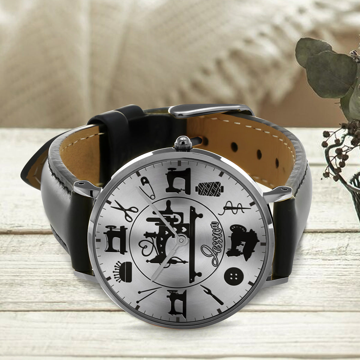 Perfect Gift For Sewing Lovers - Personalized Sewing Hand Watch