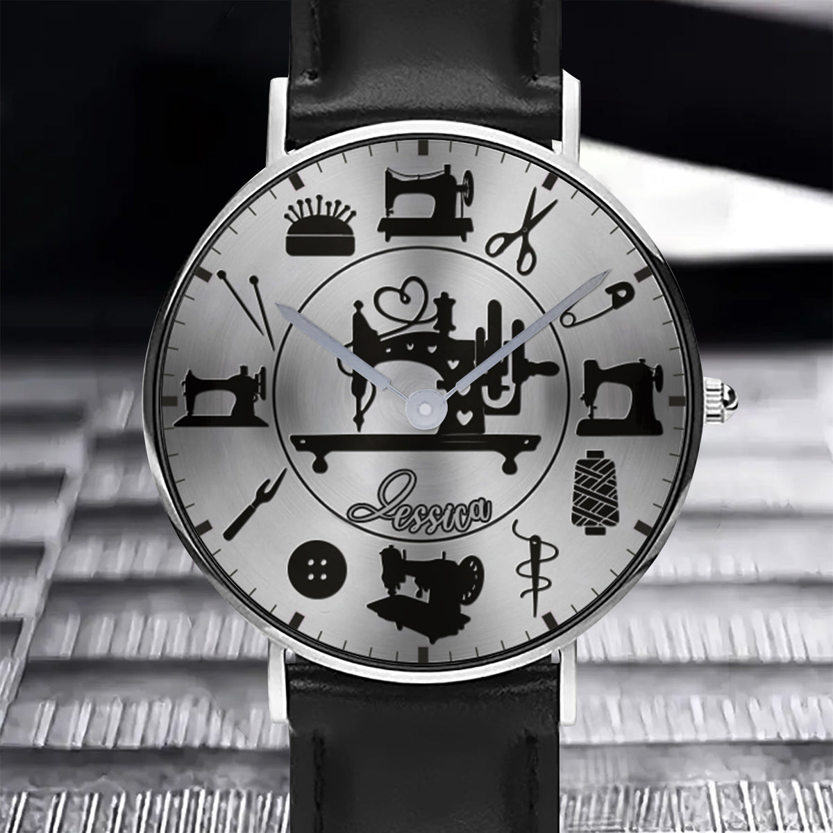 Perfect Gift For Sewing Lovers - Personalized Sewing Hand Watch