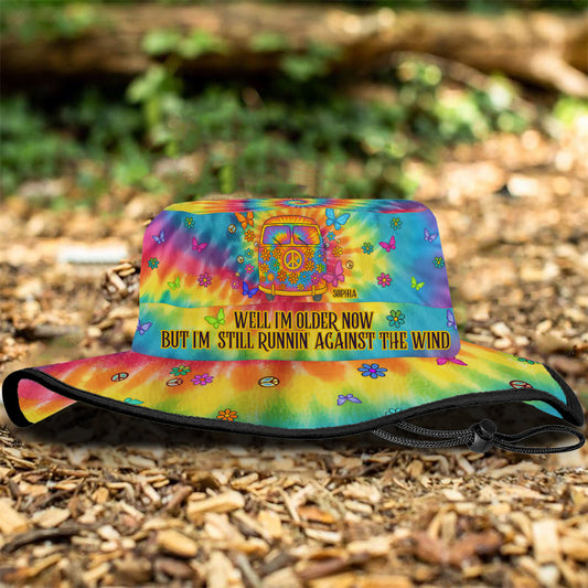 Running Against The Wind - Personalized Hippie Boonie Hat