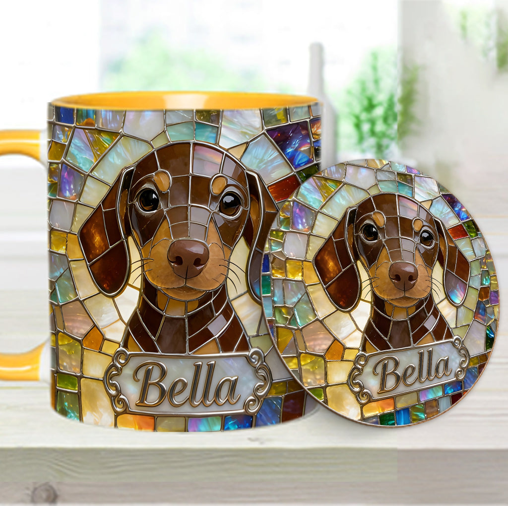 Love Dogs - Personalized Dog Accent Mug & Coaster