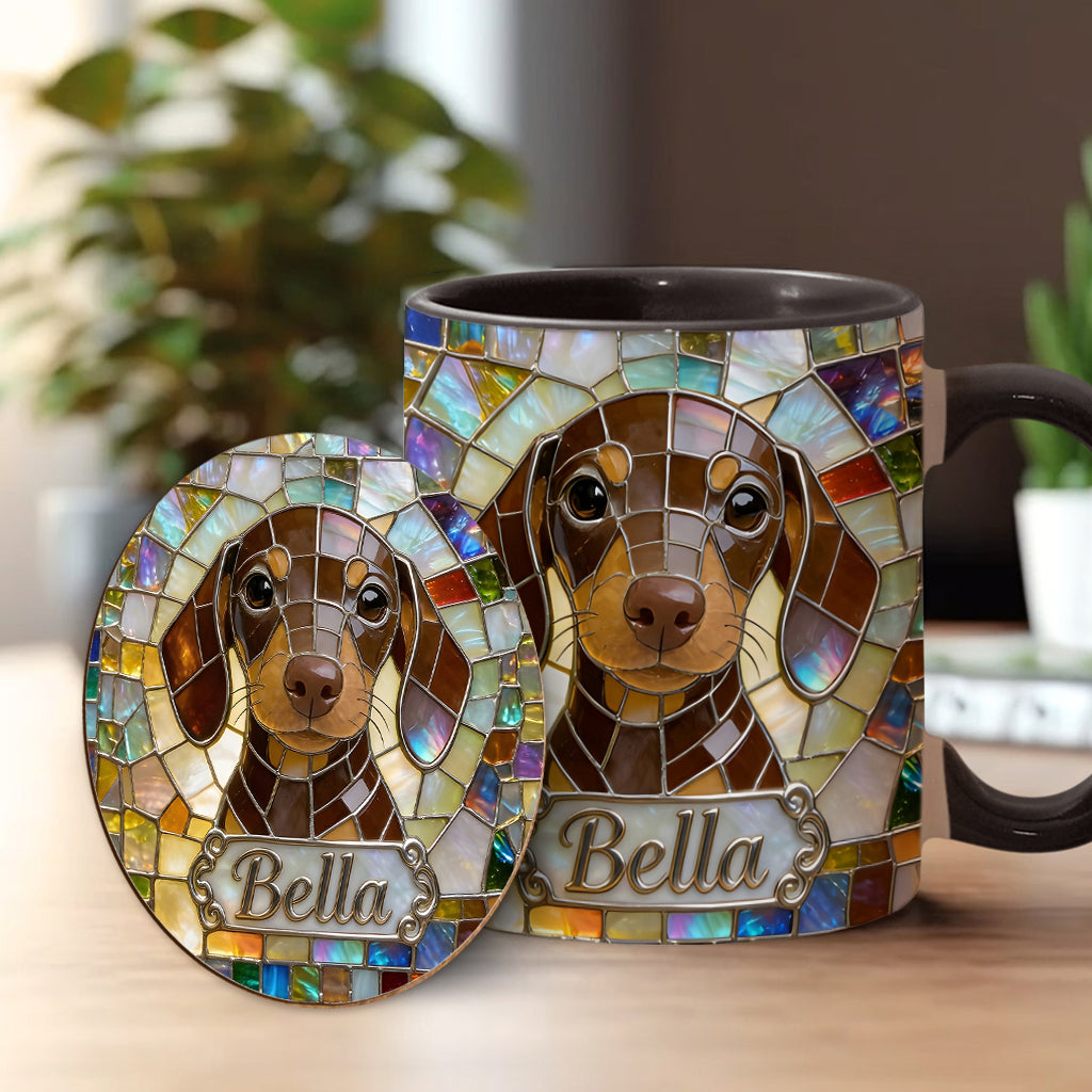 Love Dogs - Personalized Dog Accent Mug & Coaster