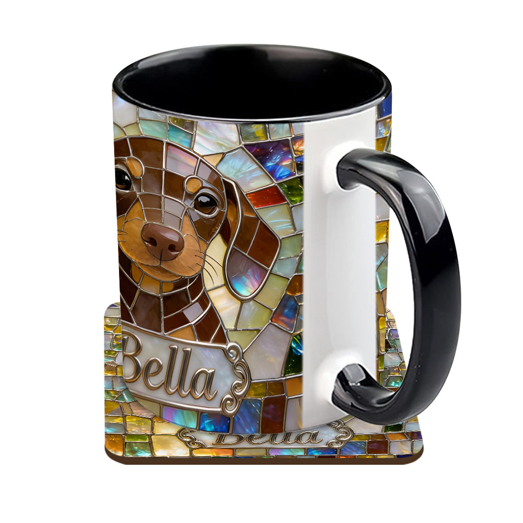 Love Dogs - Personalized Dog Accent Mug & Coaster