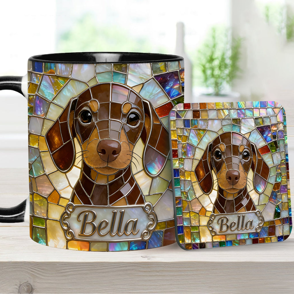 Love Dogs - Personalized Dog Accent Mug & Coaster