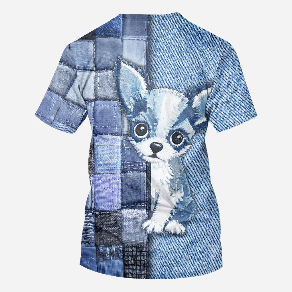 Liebe Chihuahua - Personalisiertes T-Shirt mit Hundemotiv