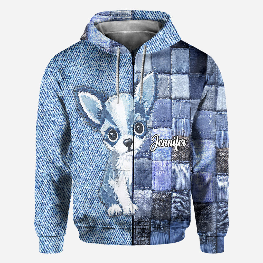 Liebe Chihuahua - Personalisiertes T-Shirt mit Hundemotiv