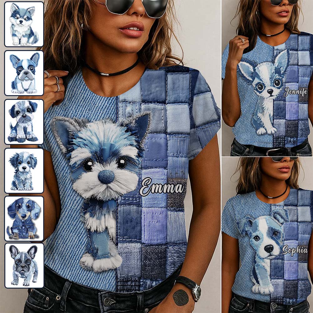 Liebe Chihuahua - Personalisiertes T-Shirt mit Hundemotiv