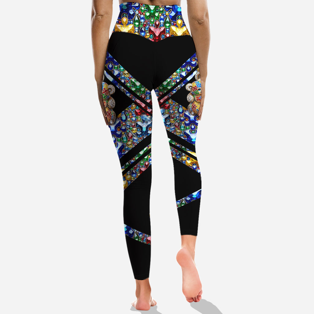 Mama Bear Hoodie und Leggings zur Sensibilisierung für Autismus