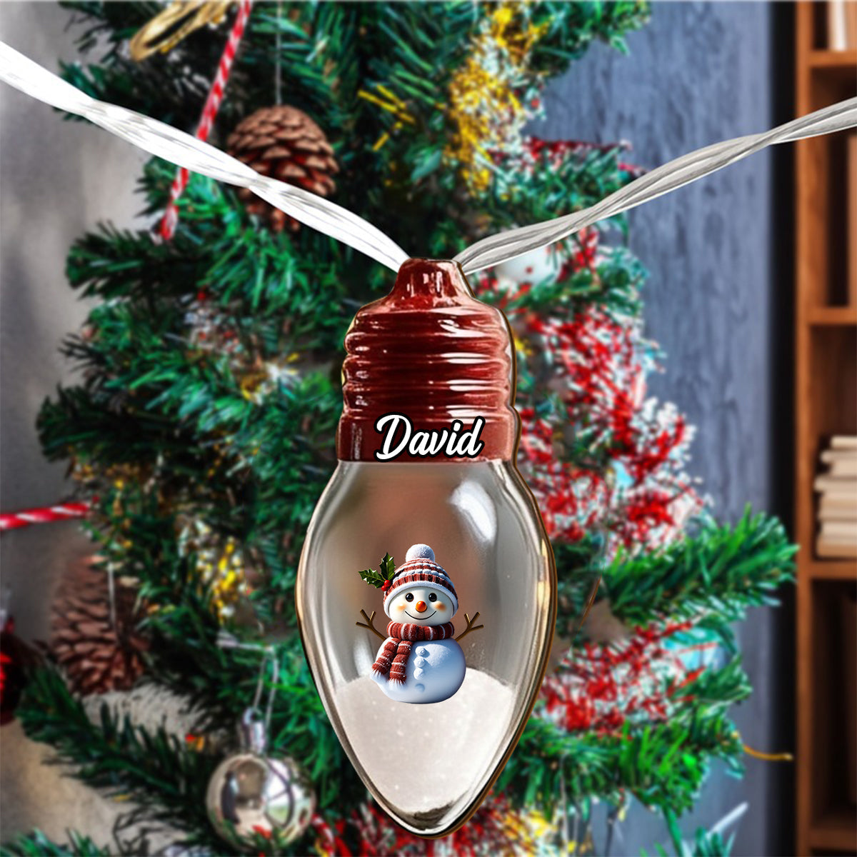 Frohe Weihnachten 2025 – Personalisierte Lichterkette für die ganze Familie