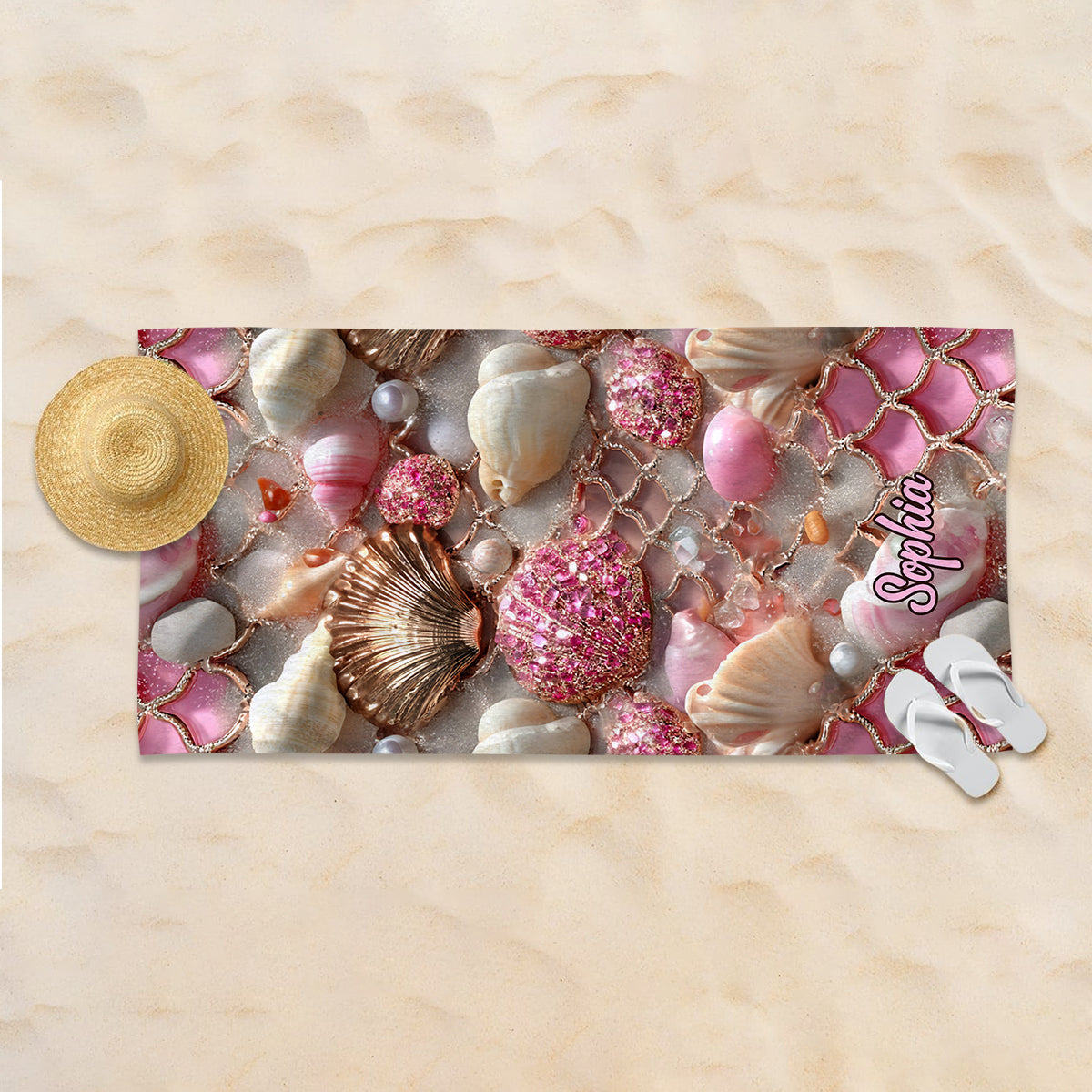 Love Sea – Personalisiertes Strandtuch für Meeresliebhaber