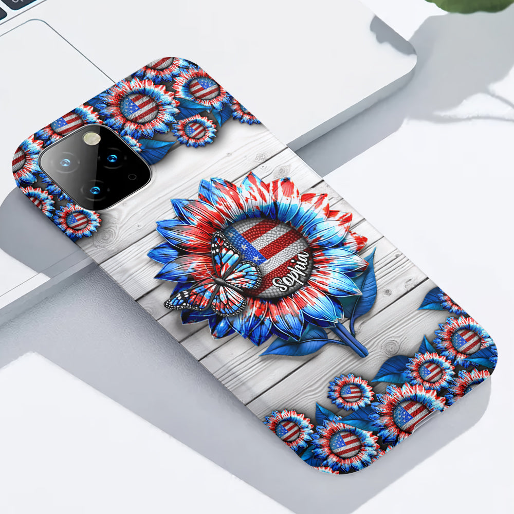 Liebe Amerika – Personalisierte Handyhülle zum Unabhängigkeitstag/4. Juli mit Vollbilddruck