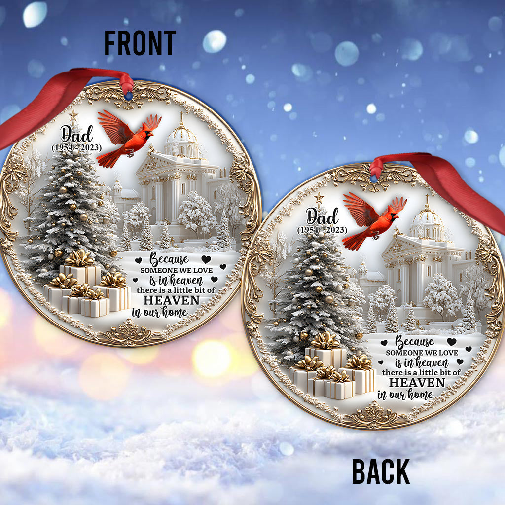 Memory In Heaven - Personalized Memorial Ornament