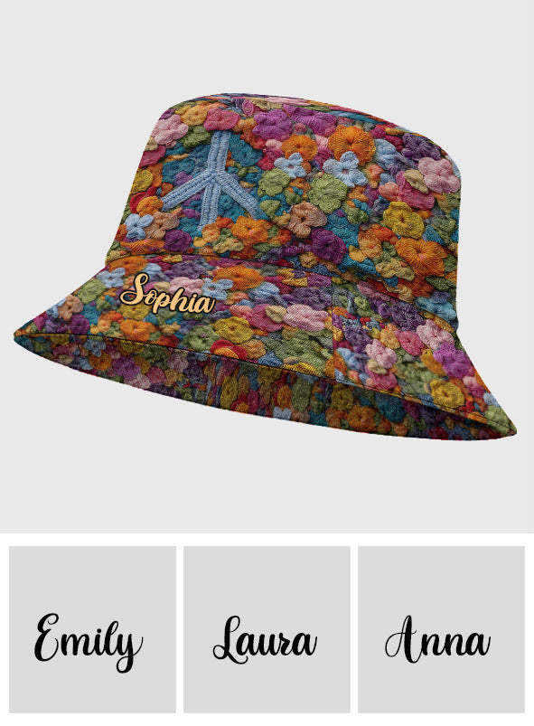 Hippie Soul – Personalisierter Hippie-Bucket-Hat