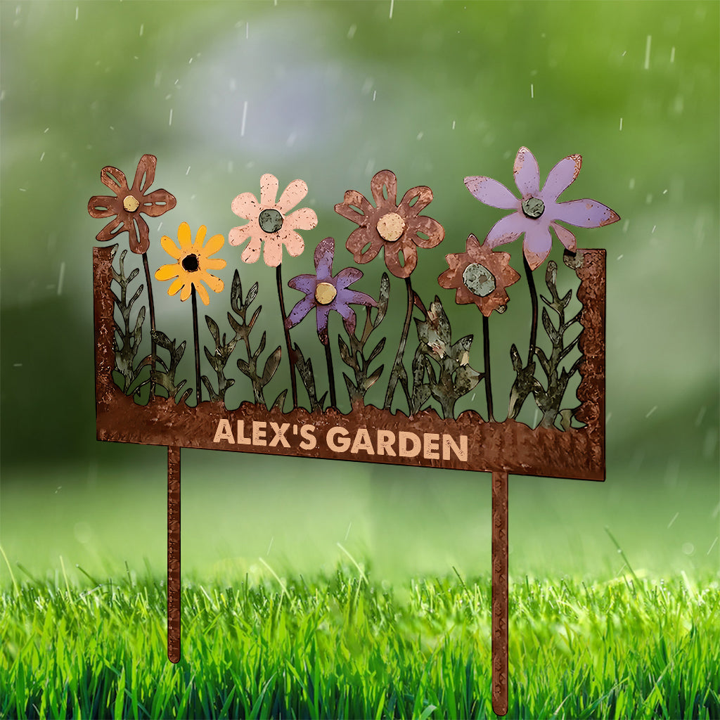 My Garden - Personalized Gardening Acrylic Garden Sign/ Acrylic Plaque Sign