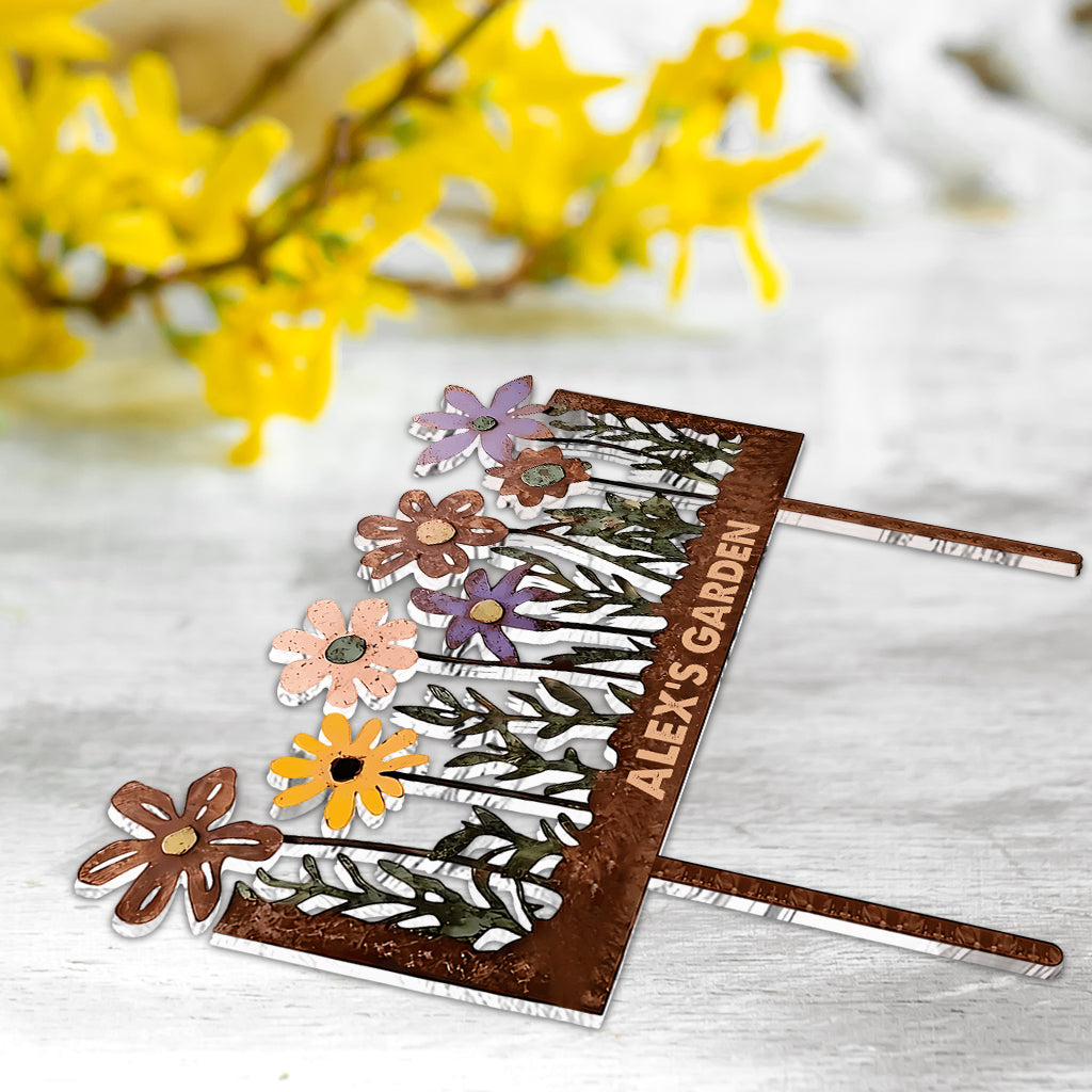 My Garden - Personalized Gardening Acrylic Garden Sign/ Acrylic Plaque Sign