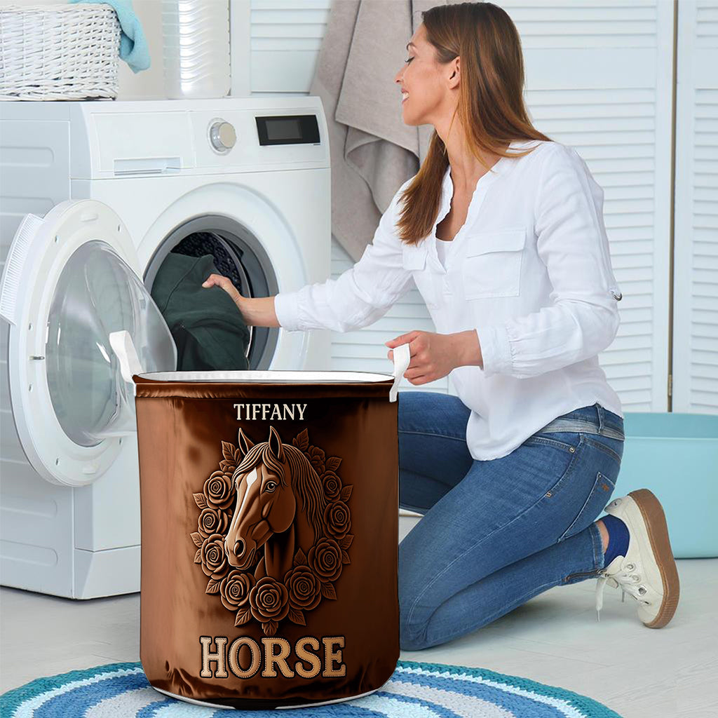 Perfect Gift For Horse Lovers - Personalized Horse Storage Basket