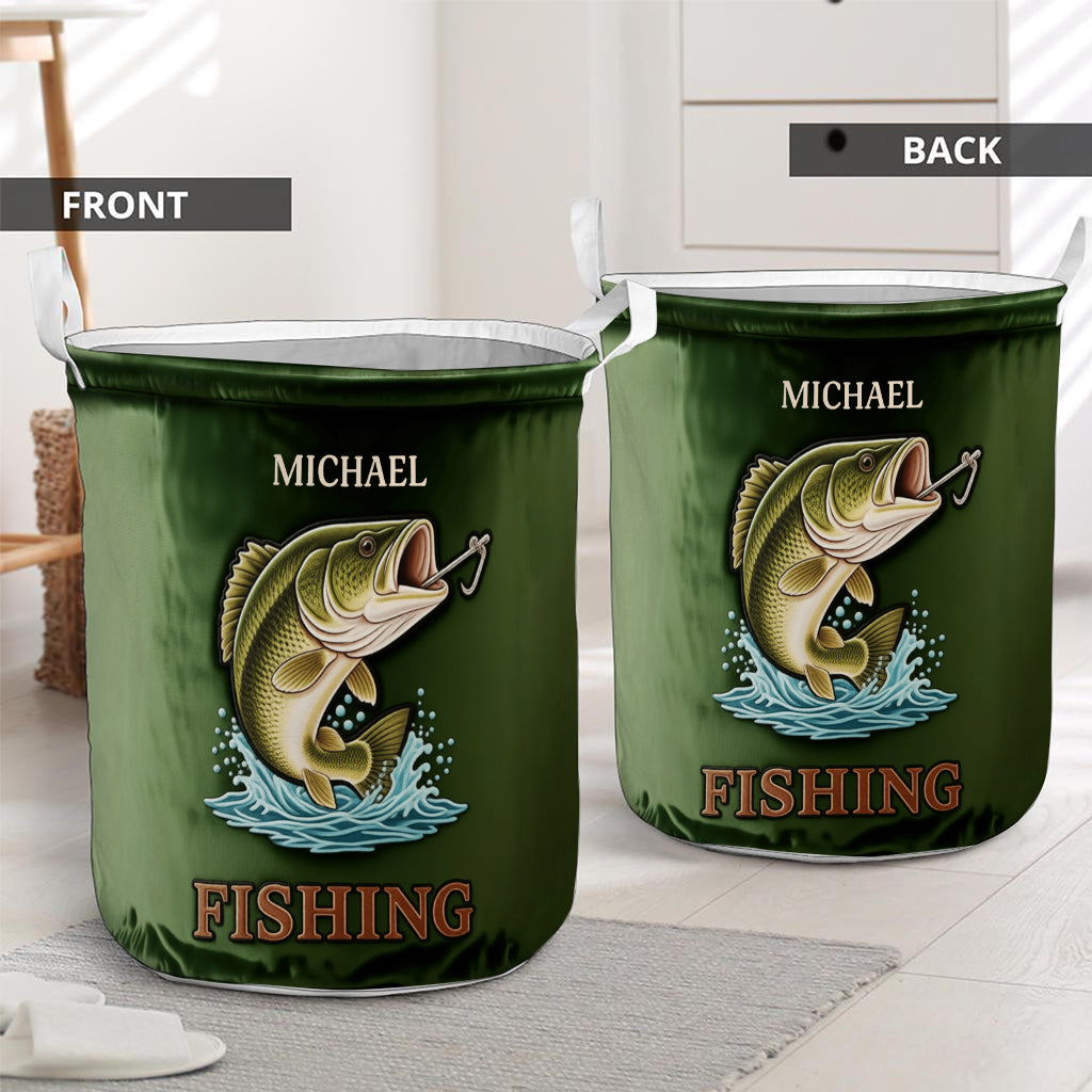 Perfect Gift For Fishing Lovers - Personalized Fishing Storage Basket
