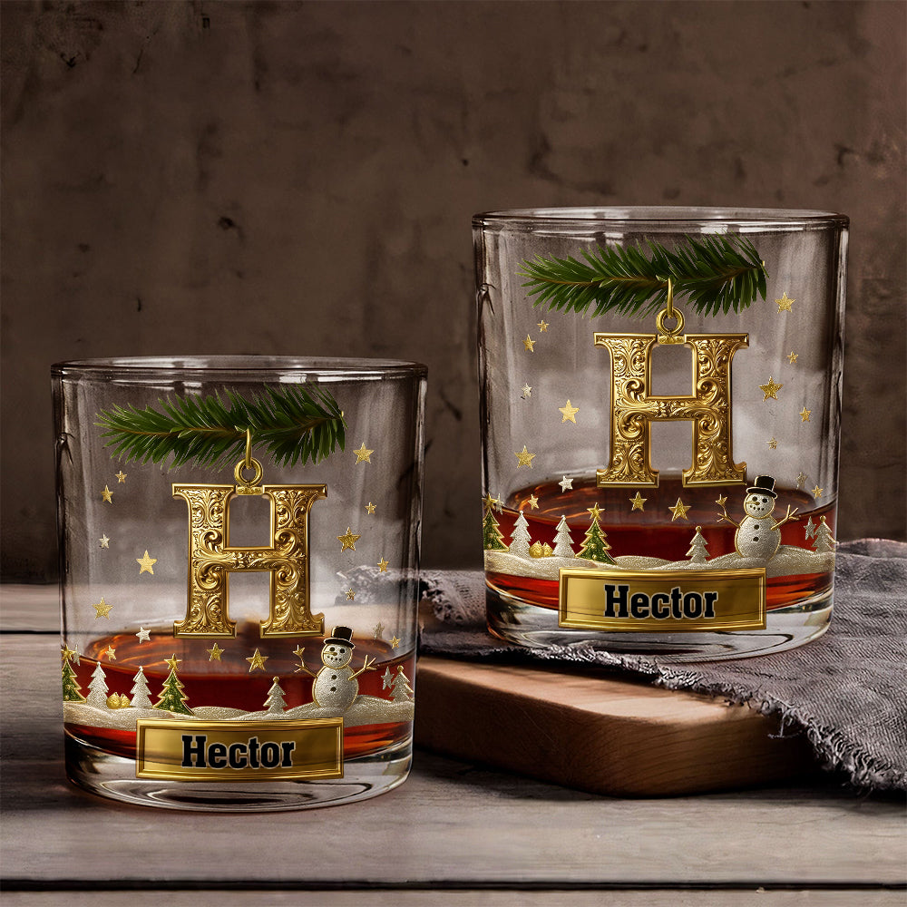 Frohe Weihnachten! – Personalisiertes Whiskyglas für die Familie