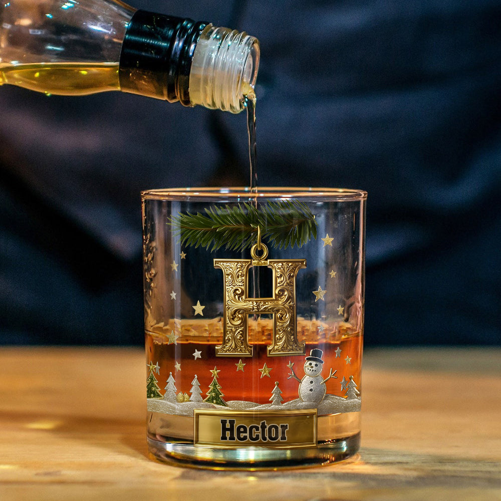 Frohe Weihnachten! – Personalisiertes Whiskyglas für die Familie