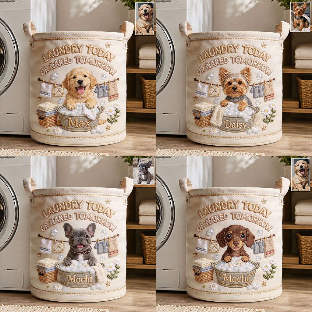 Laundry Basket - Personalized Dog Storage Basket