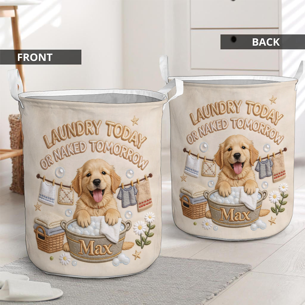 Laundry Basket - Personalized Dog Storage Basket