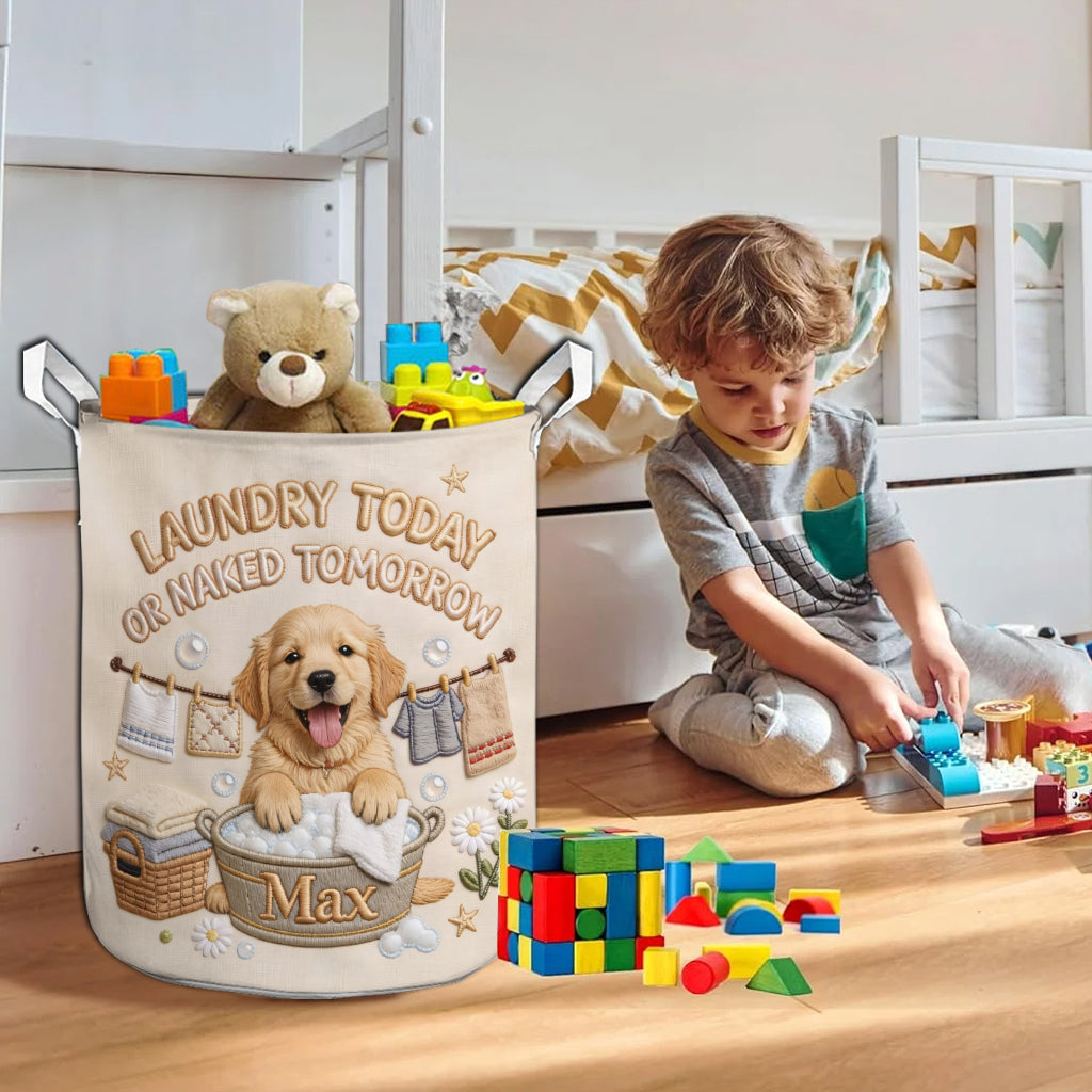 Laundry Basket - Personalized Dog Storage Basket