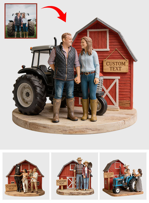 Custom From Any Photo - Personalized Farmer Custom Shaped Acrylic Plaque