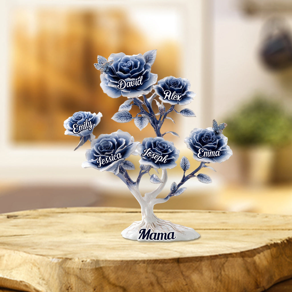 Mom Grandma Garden - Personalized Mother Custom Shaped Acrylic Plaque