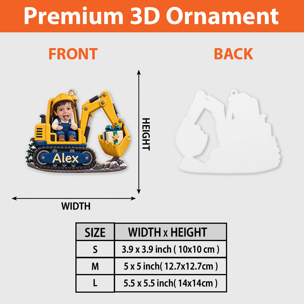 Christmas Gift for Kids, Christmas Decor - Personalized Kid Premium 3D Ornament