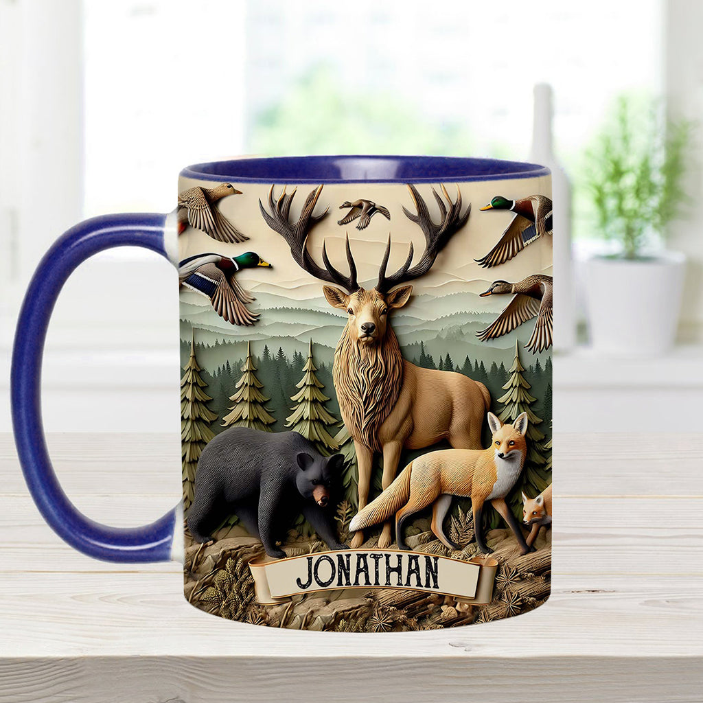 Love Hunting - Personalized Hunting Accent Mug