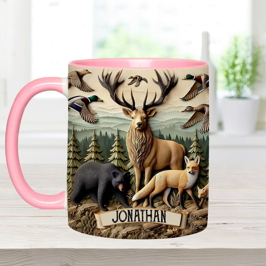 Love Hunting - Personalized Hunting Accent Mug