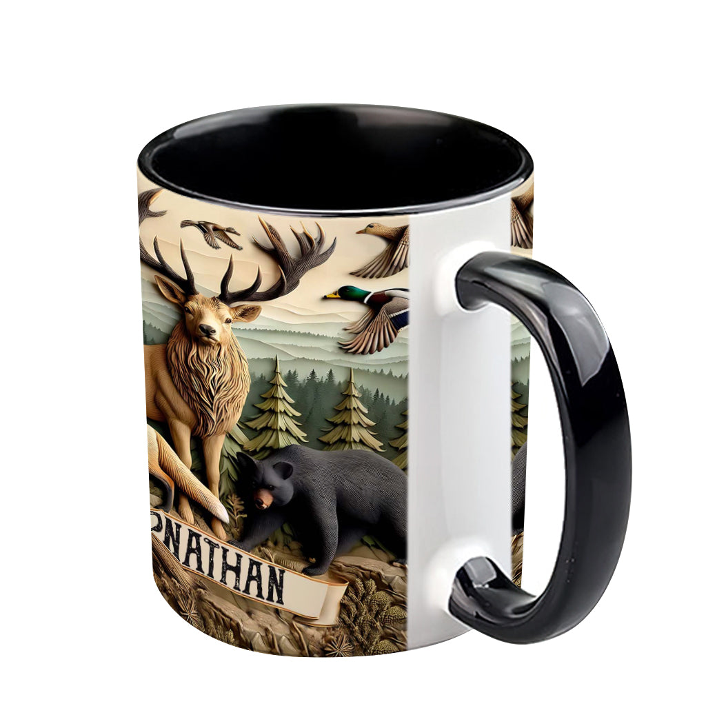 Love Hunting - Personalized Hunting Accent Mug