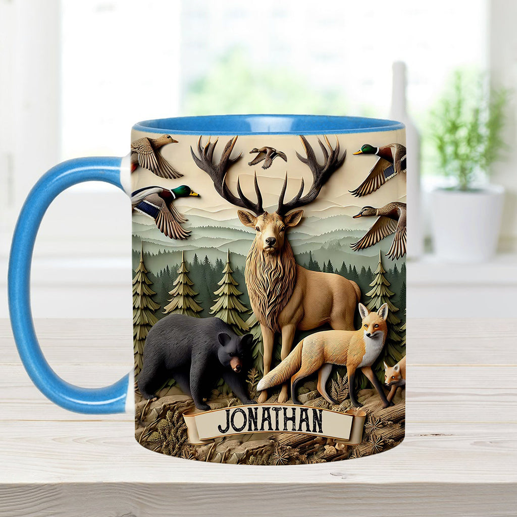 Love Hunting - Personalized Hunting Accent Mug