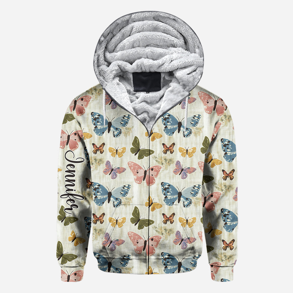 Butterflies Garden - Personalized Butterfly All Over Shirt