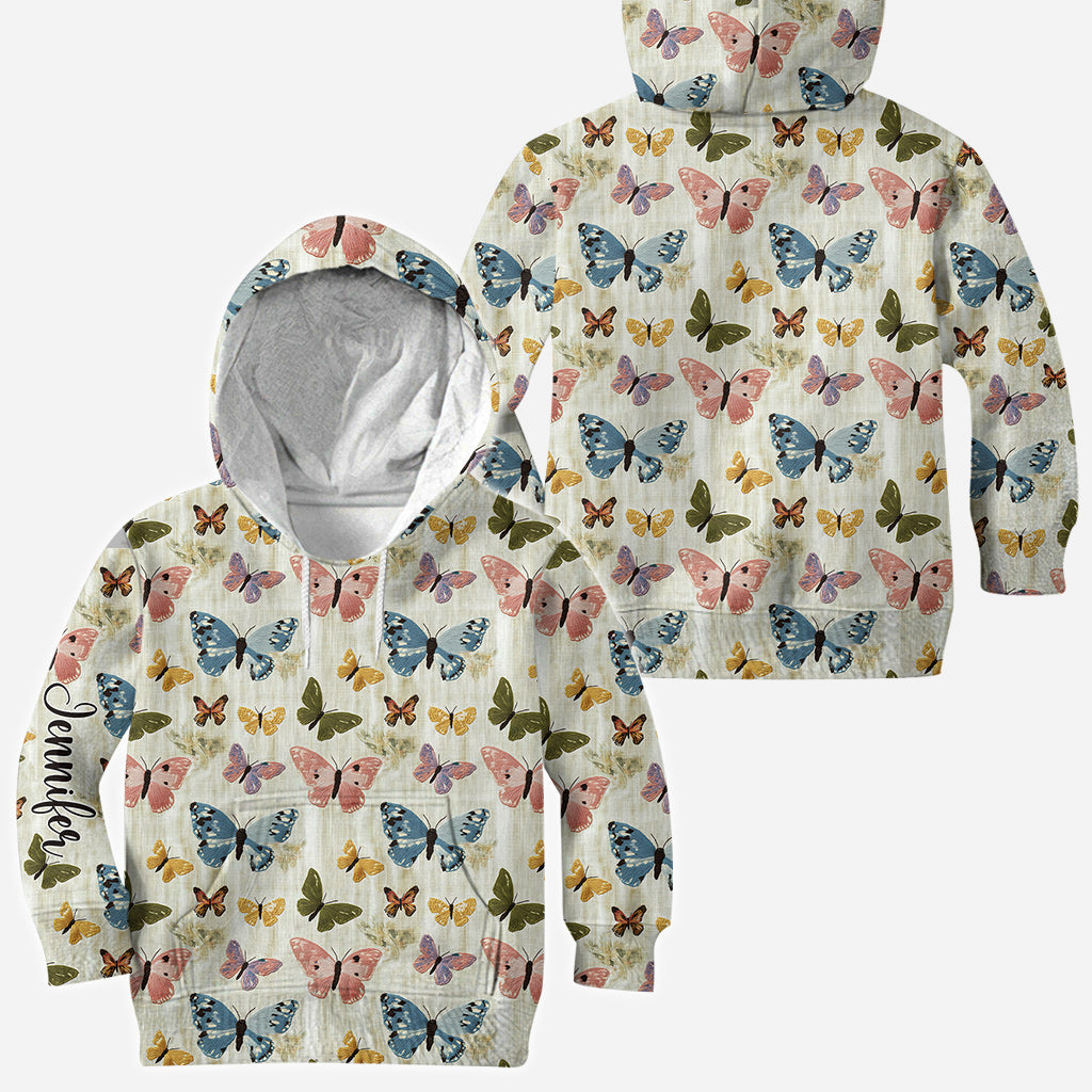 Butterflies Garden - Personalized Butterfly All Over Shirt