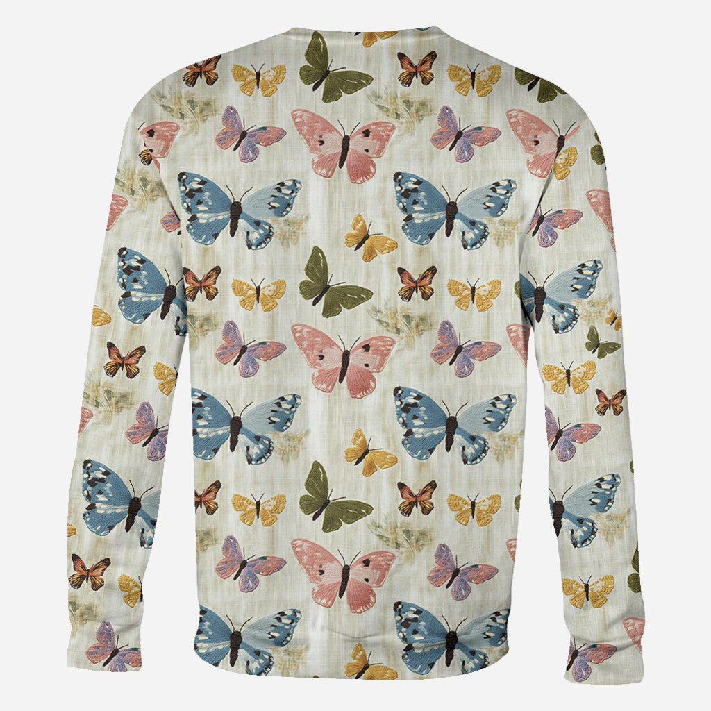 Butterflies Garden - Personalized Butterfly All Over Shirt