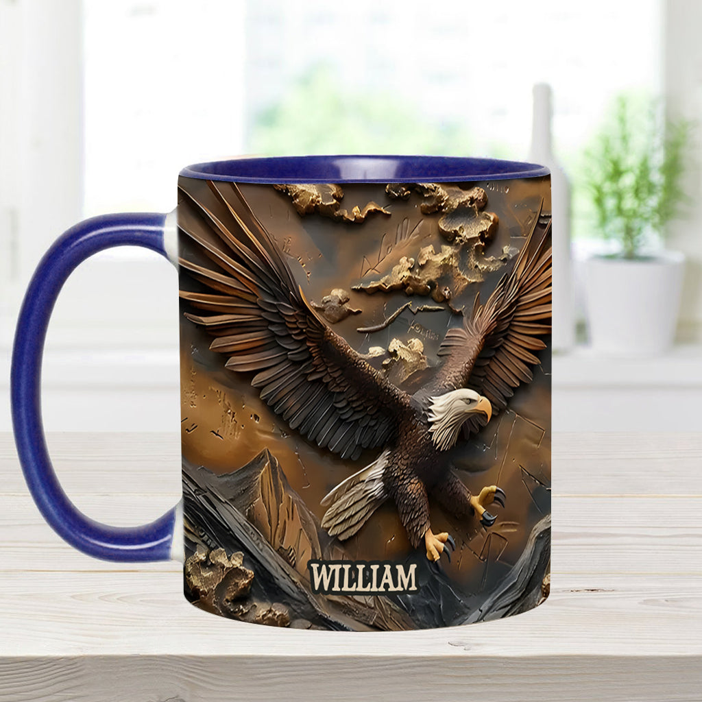 Eagle - Personalized Bald Eagle Accent Mug