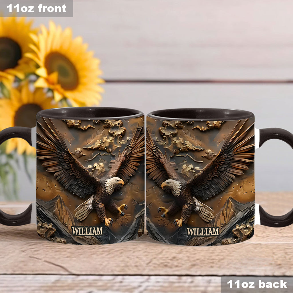 Eagle - Personalized Bald Eagle Accent Mug